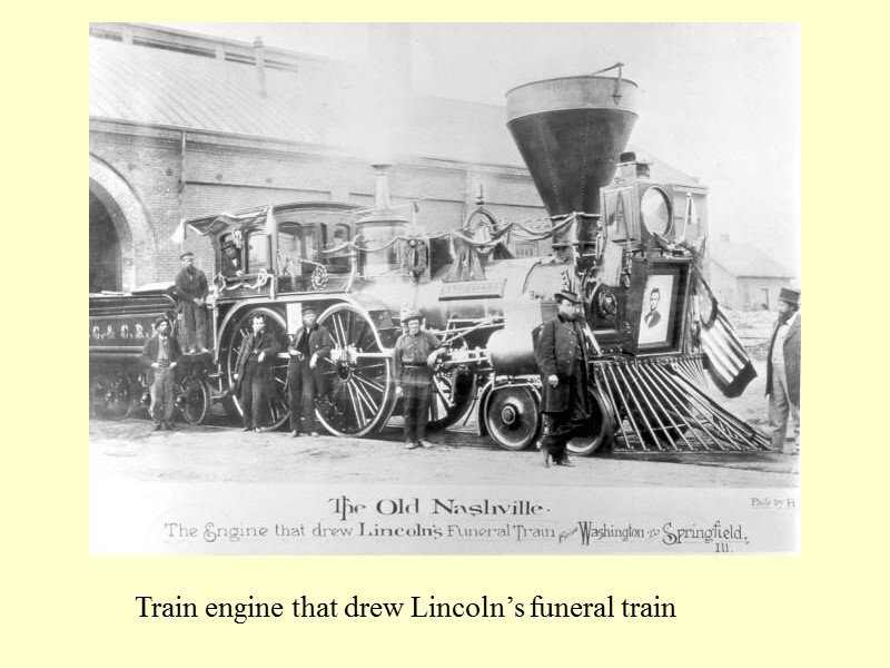 Train engine that drew Lincoln’s funeral train